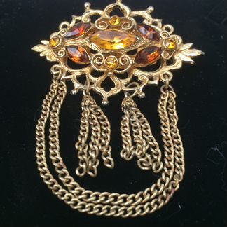 Янтарные броши винтаж Чехословакия