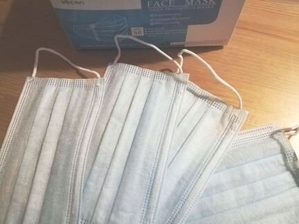 Оптом Медицинские 3-х слойные маски. В наличии