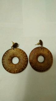 Серьги (натуральное дерево)