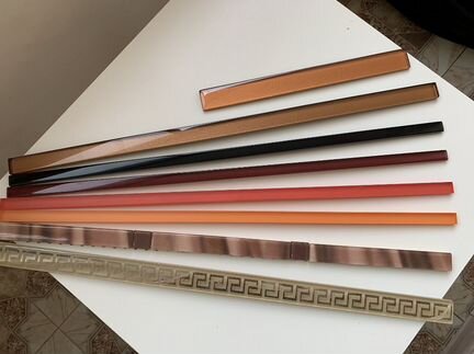 Бордюры для ванной (стекло)