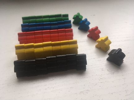 Meeples/Миплы для Каркассона/Carcassonne