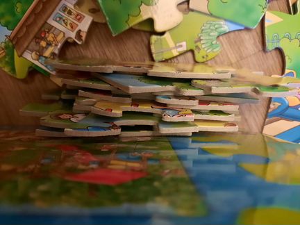 Пазлы в коробках 2 шт