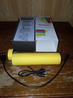 Power Bank 4000 mAh, новый, 3 в 1