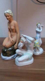 Статуэтки Фарфоровые Купальщицы.Немецкая. Венгерск