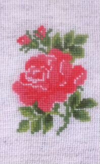 Вышивка в раме 