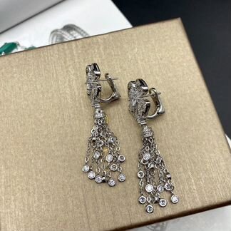 Серьги bvlgari висячие