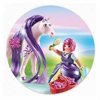 Новый Playmobil принцесса Виола с лошадкой