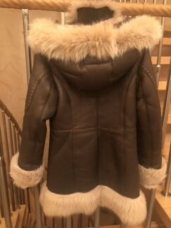 Дубленка детская натуральная, размер 110-128