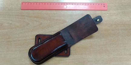 Чехол для ножа из натуральной кожи под заказ