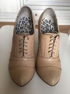 Ботильоны кожаные