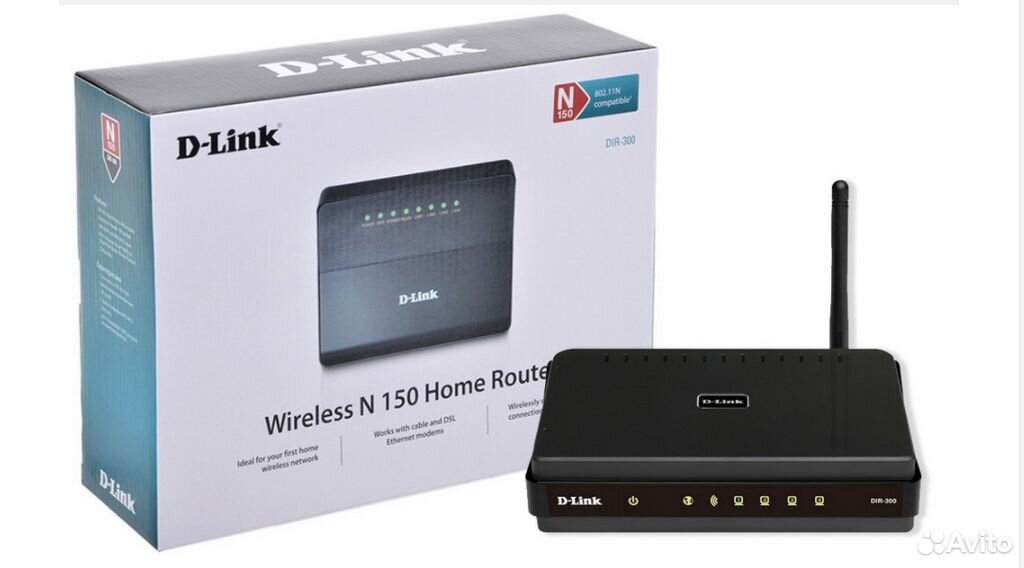  Wi-Fi роутер D-Link DIR-300 N150  89505570101 купить 1