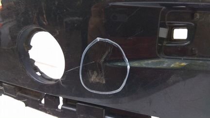 Средняя часть заднего бампера VW Touareg 2 с 2010г