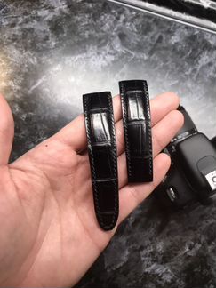 Ремешок для часов из кожи крокодила 22мм