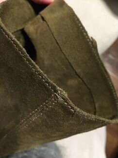 Ботинки замшевые zara (40-41)