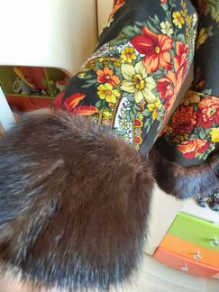 Шубка женская в русском стиле, эксклюзив, 44-46