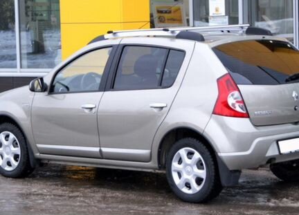Рейлинги на крышу Renault Sandero до 2014