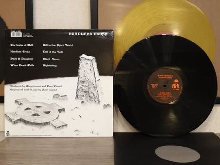 Black Sabbath Headless Cross винил оригинал 1989