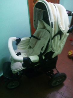 Коляска кожаная capella s-901 сибирь