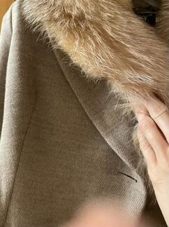 Пальто зимнее с натуральным мехом