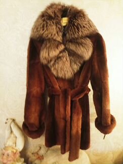 Шуба женская, натуральный мех, производство Чехия