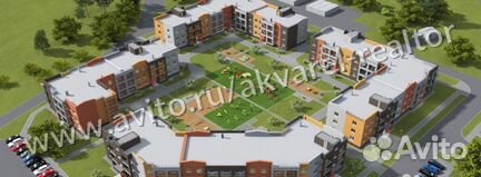 2-к квартира, 52.7 м², 3/3 эт.