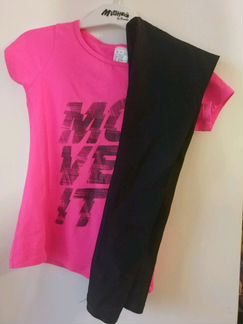 Толстовка, лосины, футболка Декатлон