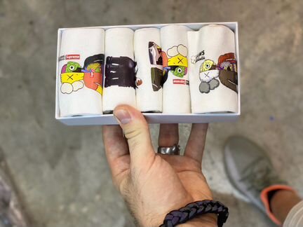 Носки kaws OFF white / simpson’s