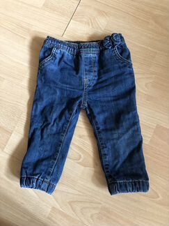 Утеплённые джинсы mothercare 12-18мес