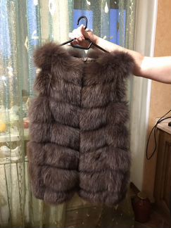 Жилет из песца