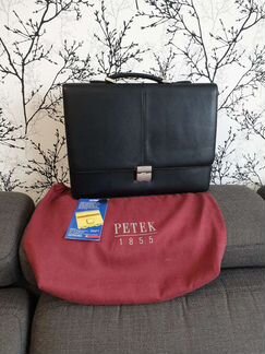 Портфель Petek 1855 оригинал новый кожаный