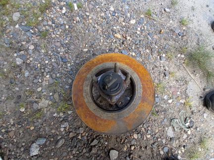 Диск тормозной задний со ступицей для Опель Зафира