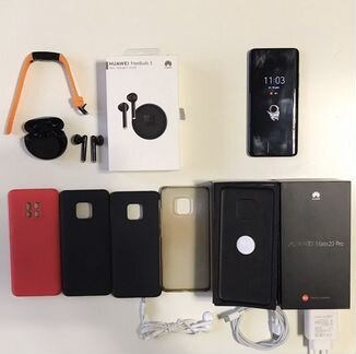 Huawei mate 20 pro 128gb/6gb + huawei freebuds 3 +