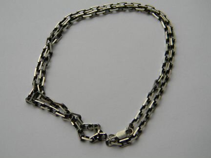 Цепь мужская серебряная. 925. С чернением