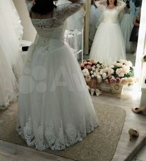 Свадебное платье 52 размер