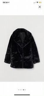Шуба из эко меха новая H&M