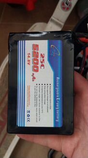 Ly-po аккумулятор 4S 5200 почти новый, 2 шт