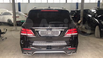 Задний бампер Рестайлинг GLE 166