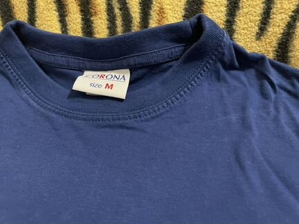 Футболка синяя