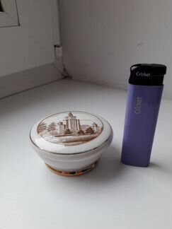 Шкатулка фарфор з-д Пролетарий мгу Супер Люкс