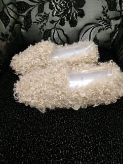 Волосатые тапки- мокасины с Алиэкспресс