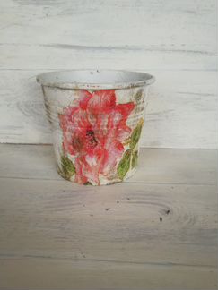 Кашпо для цветов и растений. Состаренное