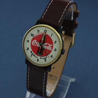 Coca-Cola механические часы Ракета Кока-Кола в
