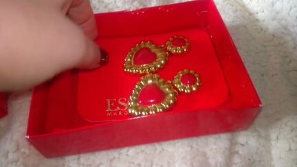 Винтаж клипсы Escada 80-х