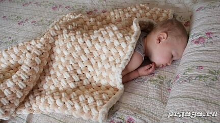 Вяжу плюшевые пледы