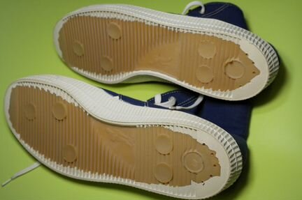 Кеды синие высокие 46 размер стелька 30 см