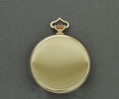 Православные позолоченные карманные часы в