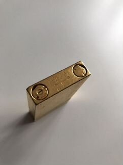 Зажигалка S.T. Dupont Ligne 2 Gold Diamond Head