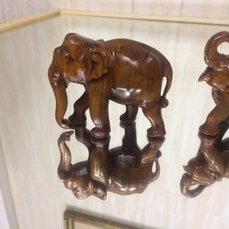 Старые слон слоники сандал 4 слона