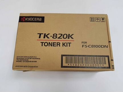 Картридж Kyocera TK-820K / 1T02HP0EU0