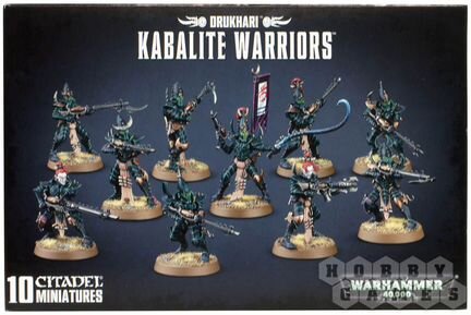 Start collecting drukhari + kabalite warriors
